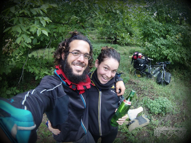 Wild camping in Serbia with homemade rakija! Wrong Way Adventures